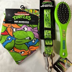 Nickelodeon Teenage Mutant Ninja Turtles Green Pet Accessory Set
